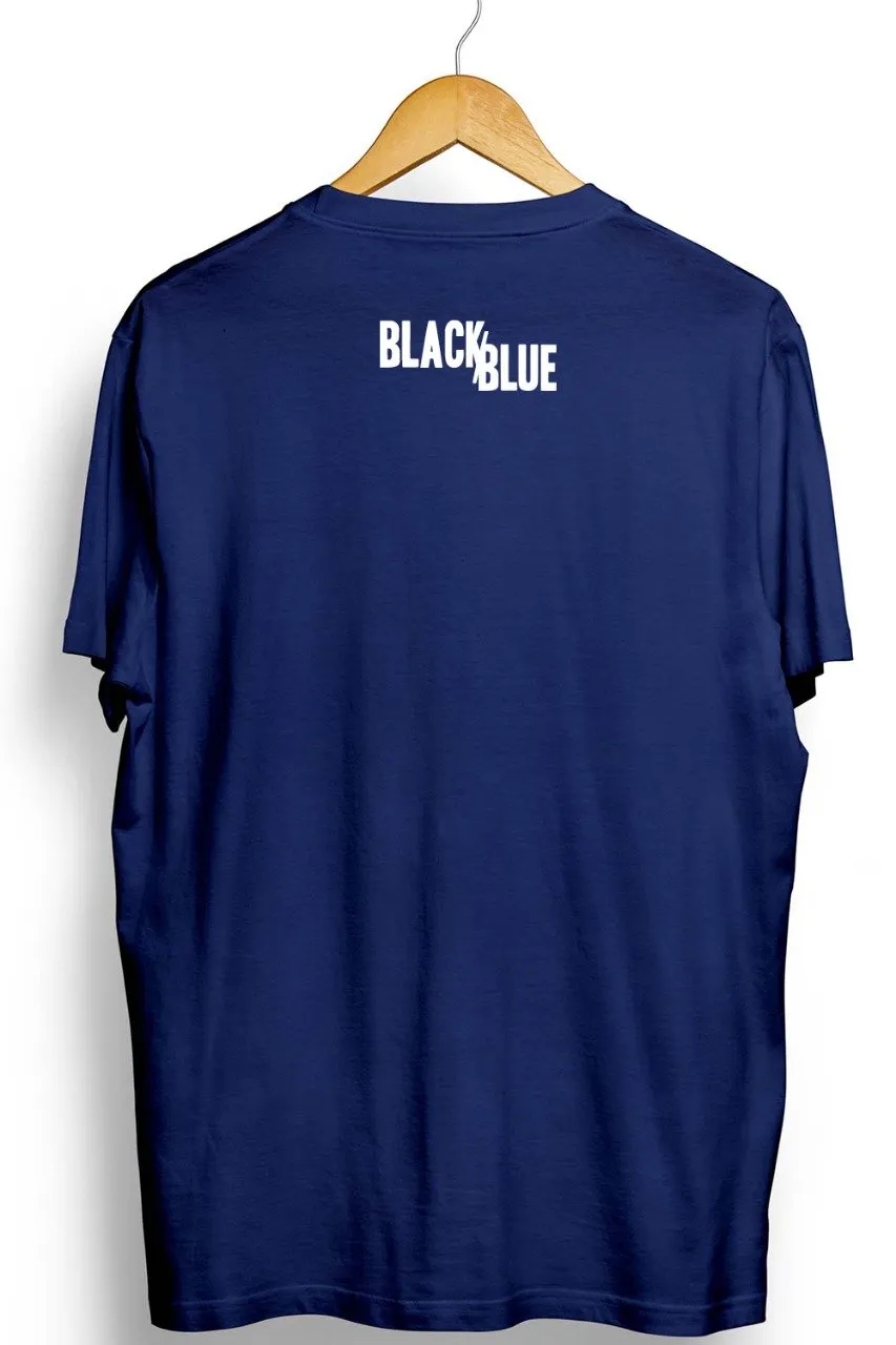 Blue Full Sleeve with Black Pocket