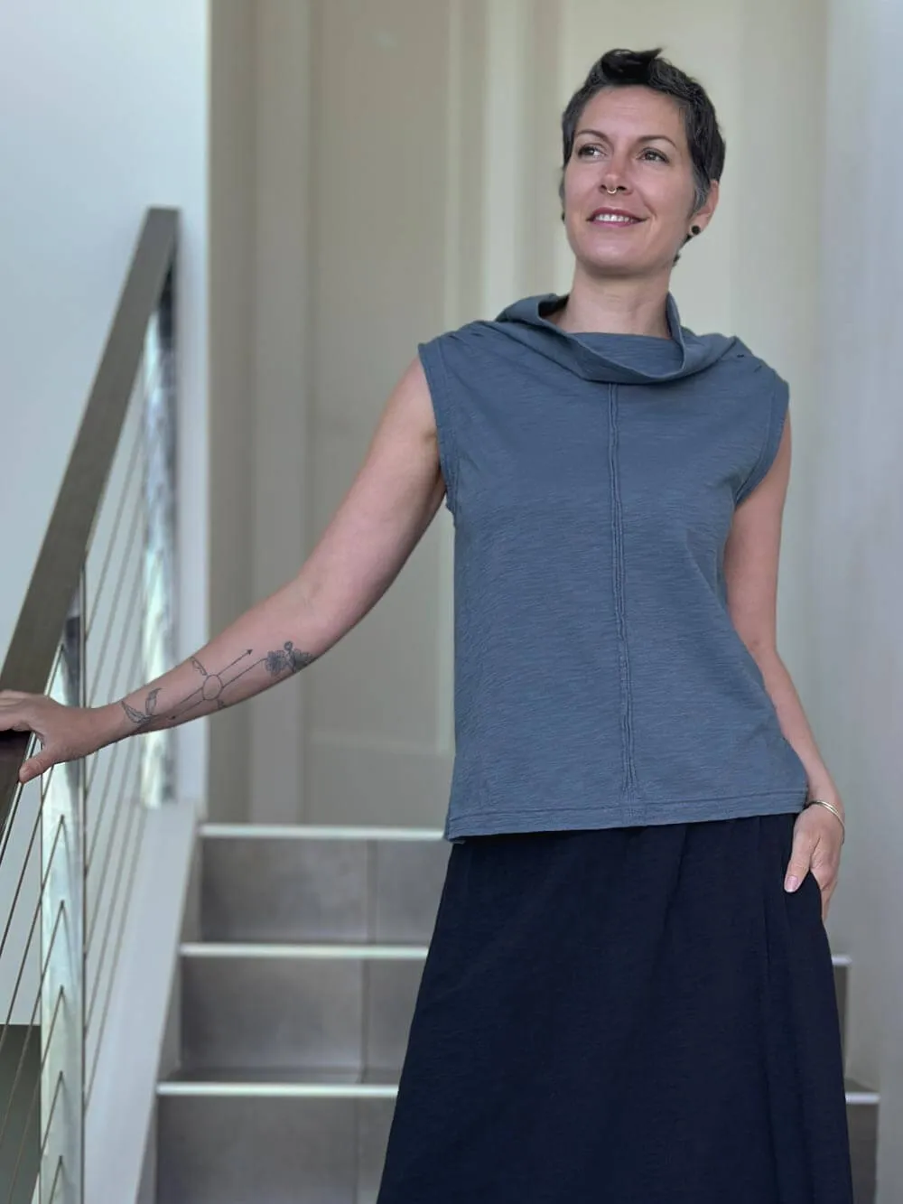 CU Cowl Neck Tank